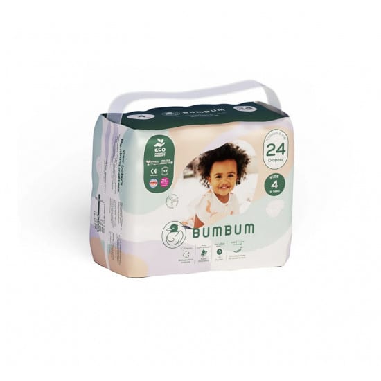 Diapers Pack Size 4 (24 Pcs)